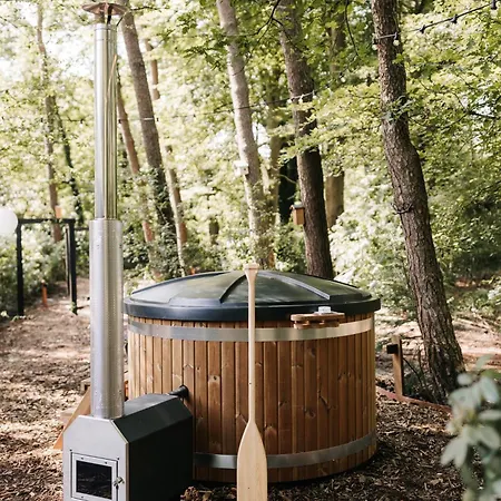 Tiny House Veluwse Vlucht בית נופש Stroe (Gelderland)